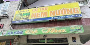 nem nướng cô thu