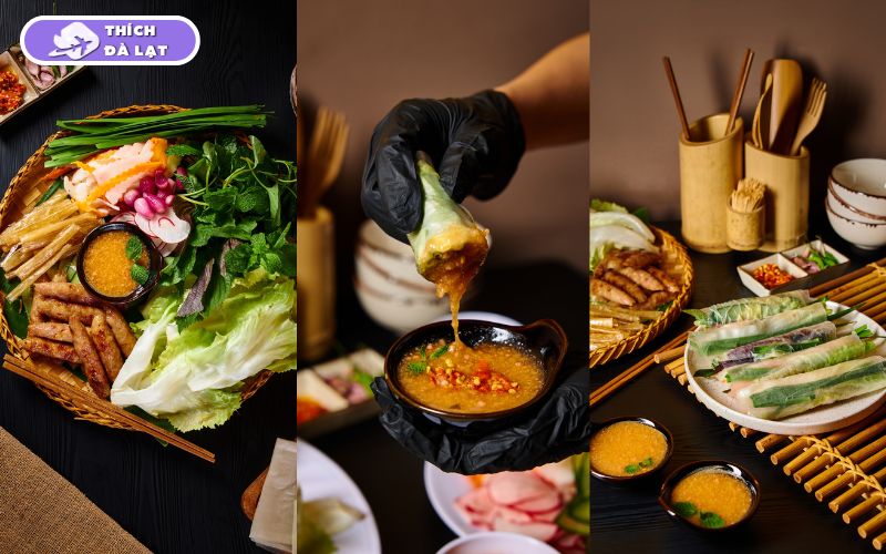 Quán nem nướng Phượng Đà Lạt đông khách nhờ nước chấm ngon 9 nem nướng phượng