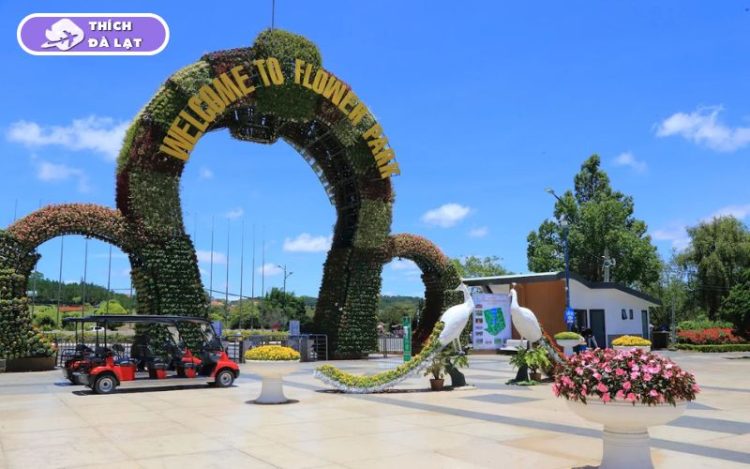 vườn hoa thành phố đà lạt