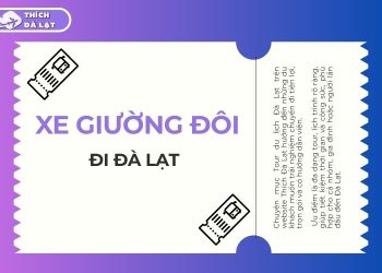 xe giường đôi đi đà lạt