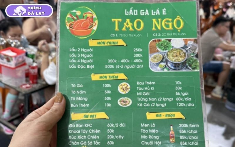 Quán Lẩu gà lá é 2C Bùi Thị Xuân Đà Lạt hương vị khó quên phố núi 7 lẩu gà lá é 2c bùi thị xuân đà lạt