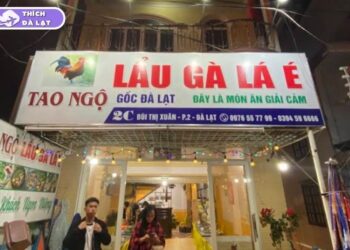 lẩu gà lá é 2c bùi thị xuân đà lạt