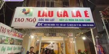 lẩu gà lá é 2c bùi thị xuân đà lạt