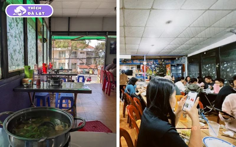 Quán Lẩu gà lá é 668 đà lạt lẩu cay ngọt chuẩn vị Phú Yên 7 lẩu gà lá é 668