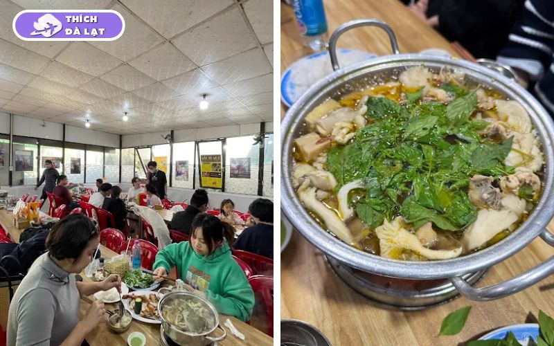 Quán Lẩu gà lá é 668 đà lạt lẩu cay ngọt chuẩn vị Phú Yên 11 lẩu gà lá é 668