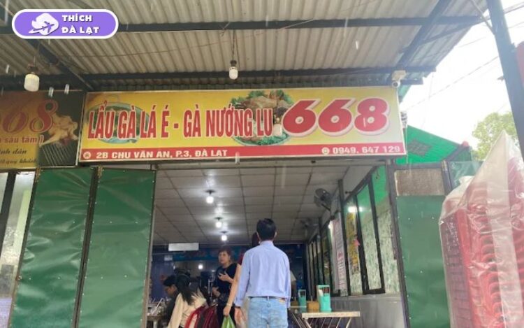 lẩu gà lá é 668