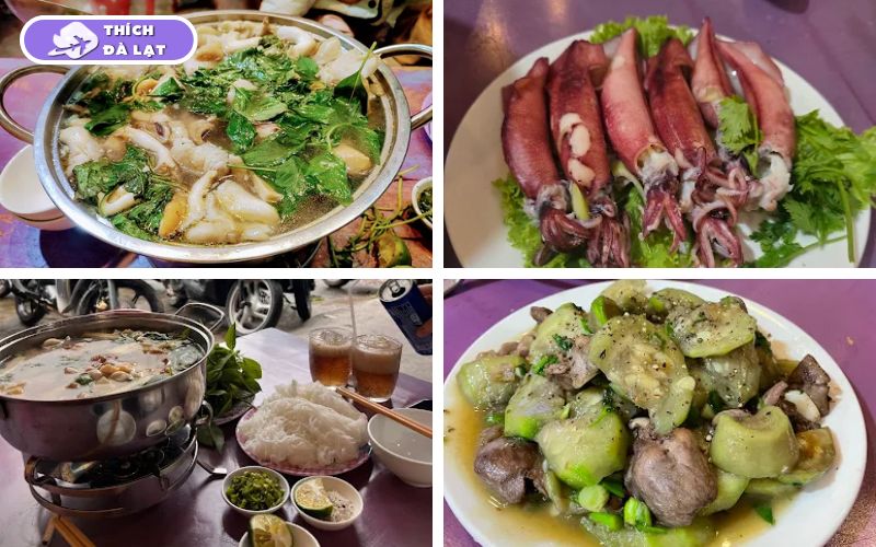 Quán Lẩu gà lá é Cao Phụng Đà Lạt gà ta cay thơm chuẩn Phú Yên 9 lẩu gà lá é cao phụng