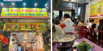 lẩu gà lá é cao phụng