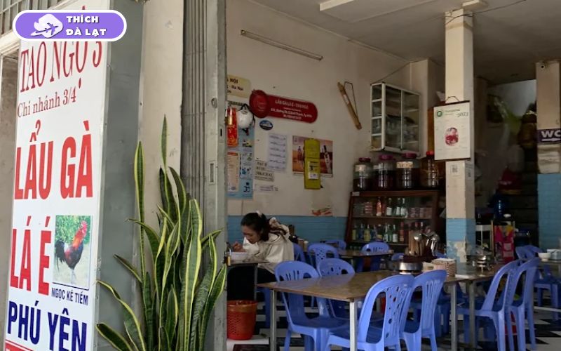 Quán Lẩu gà lá é Hà Huy Tập Đà Lạt ngon chuẩn vị Phú Yên 8 lẩu gà lá é hà huy tập đà lạt