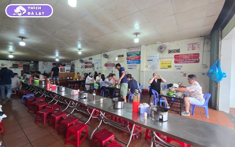 Lẩu gà lá é Tao Ngộ đường 3/4 quán lẩu nổi tiếng Đà Lạt 8 lẩu gà lá é tao ngộ đường 3/4