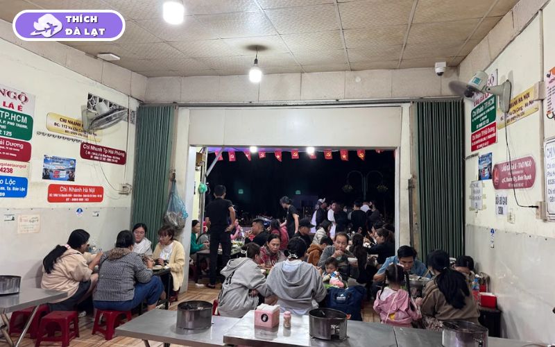 Lẩu gà lá é Tao Ngộ đường 3/4 quán lẩu nổi tiếng Đà Lạt 13 lẩu gà lá é tao ngộ đường 3/4