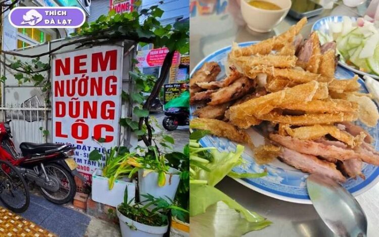 Quán nem nướng Dũng Lộc điểm hẹn quen thuộc của dân Đà Lạt 5 nem nướng dũng lộc