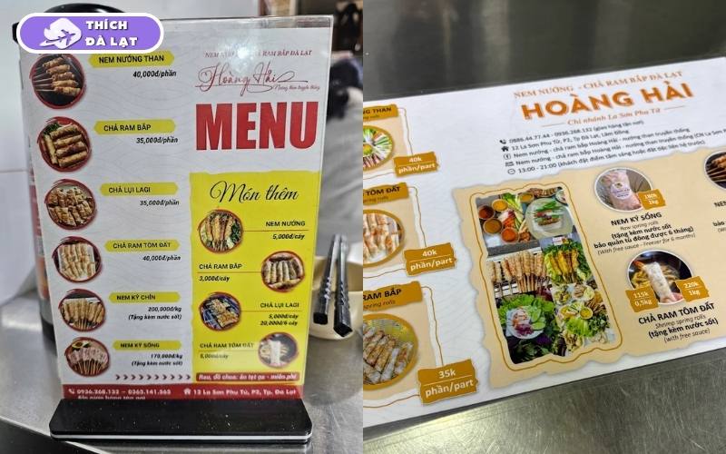 Quán nem nướng Hoàng Hải hấp dẫn với nem mềm nước chấm đậm đà 7 nem nướng hoàng hải