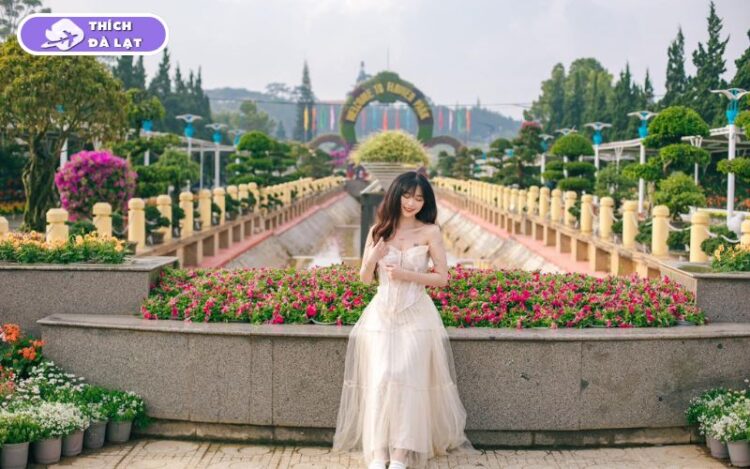 vườn hoa đà lạt