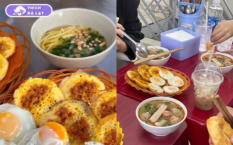 Quán Bánh căn 41 Yết Kiêu Đà Lạt quán ăn sáng đông khách mỗi ngày 19 bánh căn 41 yết kiêu