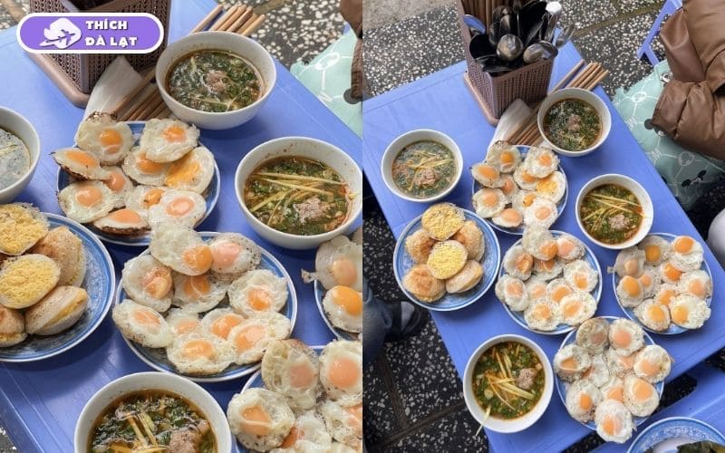 Bánh căn Cô Chín Đà Lạt quán bánh căn đông khách, nổi tiếng 11 bánh căn cô chín