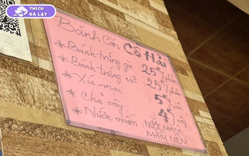 Quán Bánh căn Cô Hải Đà Lạt bánh nóng giòn giá bình dân 14 bánh căn cô hải