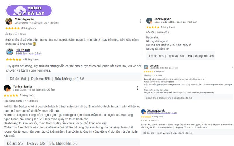 Quán Bánh căn Cô Hải Đà Lạt bánh nóng giòn giá bình dân 18 bánh căn cô hải