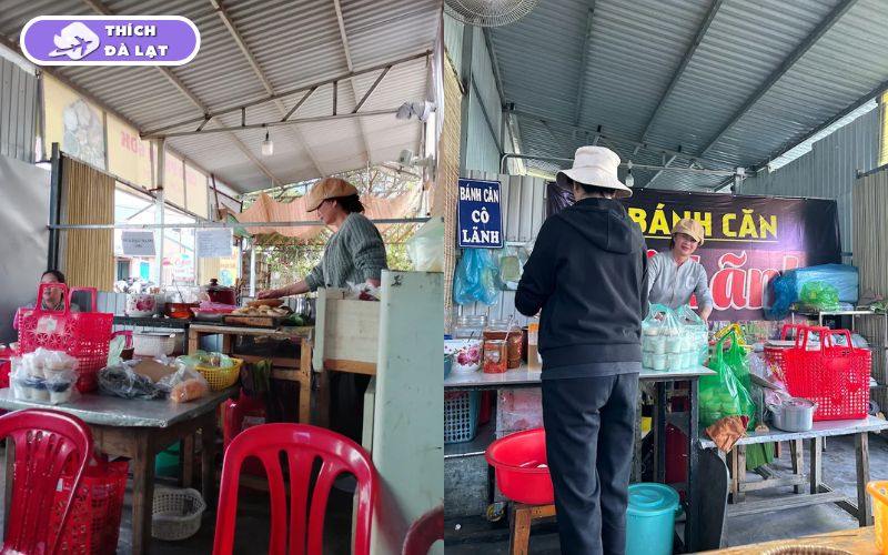 Quán Bánh căn Cô Lãnh Đà Lạt bánh trứng nóng giòn chuẩn vị local 7 bánh căn cô lãnh