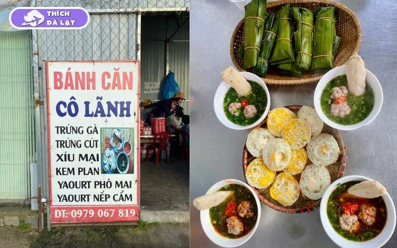 Quán Bánh căn Cô Lãnh Đà Lạt bánh trứng nóng giòn chuẩn vị local 8 bánh căn cô lãnh