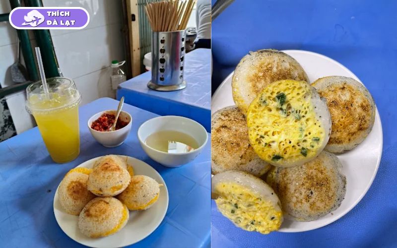 Quán Bánh căn Cô Mỹ Đà Lạt bánh giòn khuôn đất chuẩn vị xưa 10 bánh căn cô mỹ