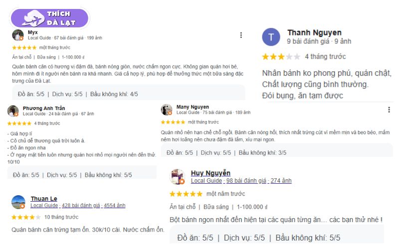 Quán Bánh căn Cô Mỹ Đà Lạt bánh giòn khuôn đất chuẩn vị xưa 12 bánh căn cô mỹ