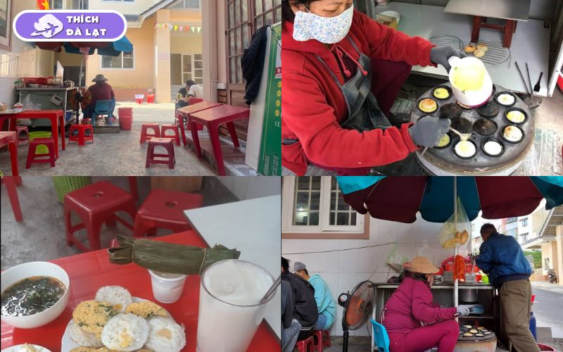 Quán Bánh căn Cô Phúc quán ăn sáng dân dã chuẩn Đà Lạt 9 bánh căn cô phúc