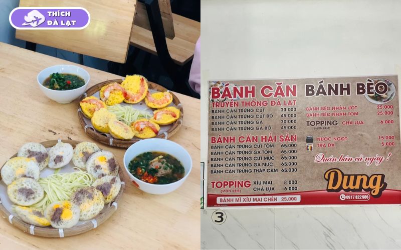 Top 15+ quán bánh căn Đà Lạt ngon nhất mà bạn không nên bỏ qua 33 bánh căn đà lạt
