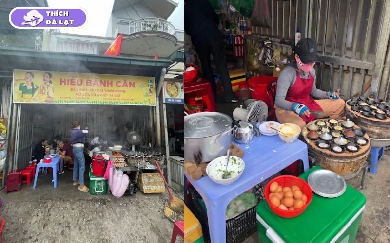Quán Bánh căn Hiếu Đà Lạt xíu mại to nước chấm đa vị đậm đà 8 bánh căn hiếu