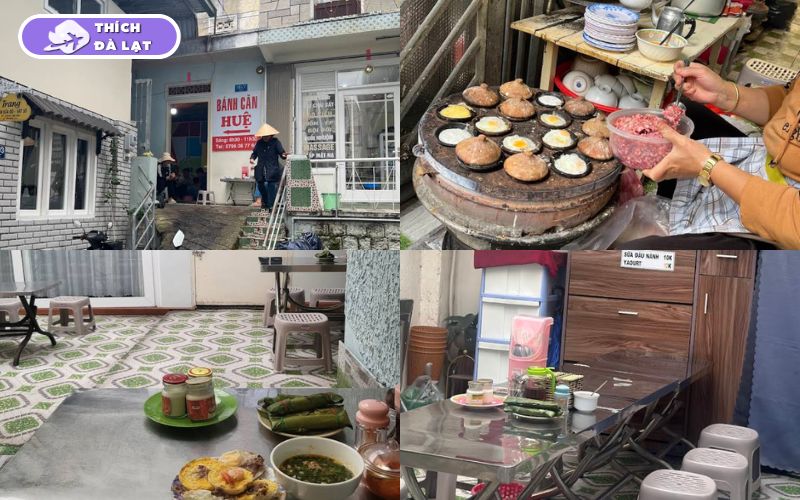 Quán Bánh căn Huệ Đà Lạt bán bánh căn xíu mại ăn là ghiền 7 bánh căn huệ đà lạt