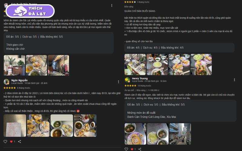Quán Bánh căn Huệ Đà Lạt bán bánh căn xíu mại ăn là ghiền 10 bánh căn huệ đà lạt
