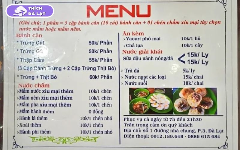 Quán Bánh căn Nhà Chung Đà Lạt bánh đổ bằng khuôn đất thơm nức 8 bánh căn nhà chung