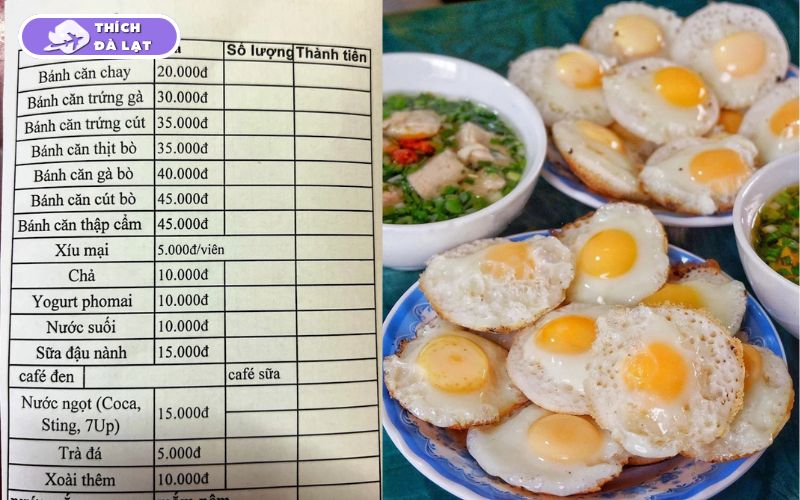 Quán Bánh căn Nu Đà Lạt bánh nóng giòn mắm nêm ăn dễ ghiền 7 bánh căn nu