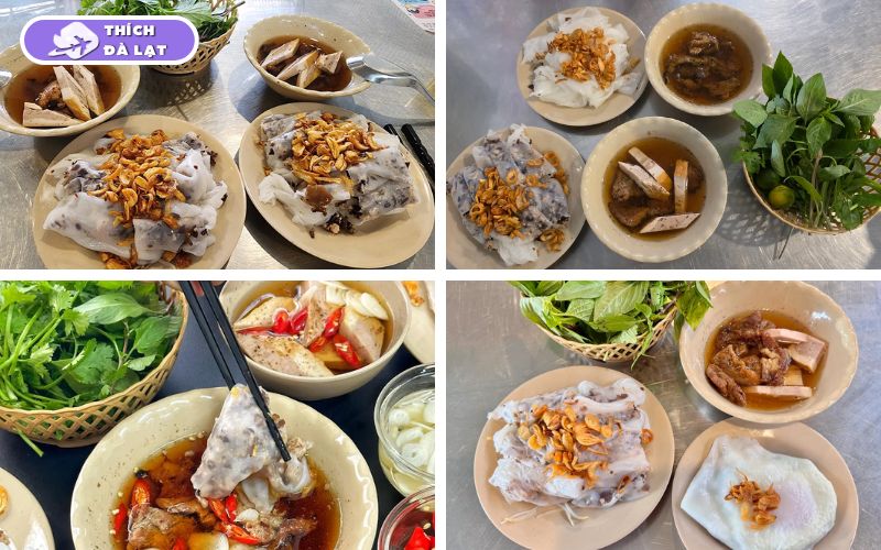 Quán Bánh cuốn Cô Hoá bánh nóng tráng tại chỗ đông khách 9 bánh cuốn cô hoá