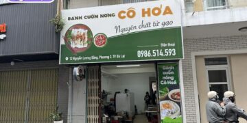 bánh cuốn cô hoá
