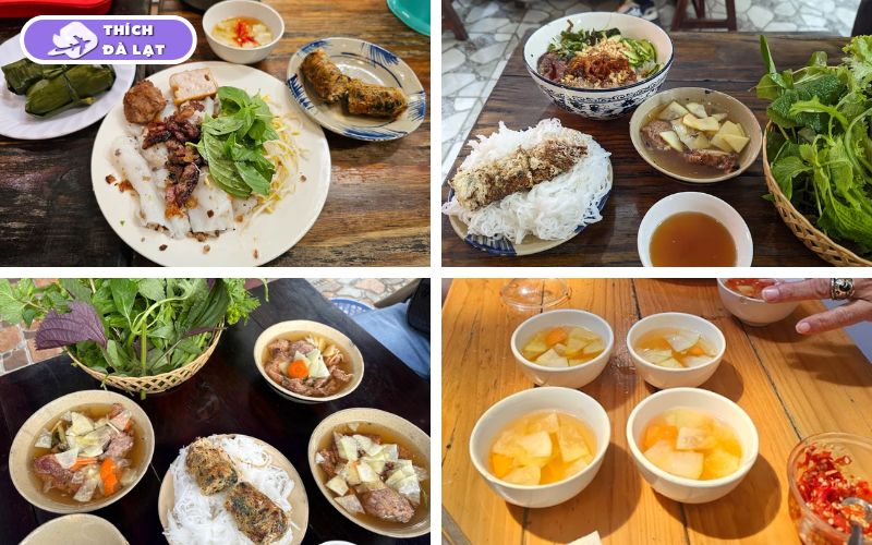 Quán Bánh cuốn Ông Sĩ quán ăn sáng chuẩn vị Bắc giữa Đà Lạt 9 bánh cuốn ông sĩ