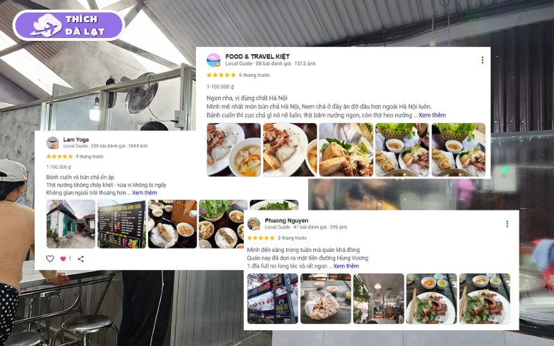 Quán Bánh cuốn Ông Sĩ quán ăn sáng chuẩn vị Bắc giữa Đà Lạt 10 bánh cuốn ông sĩ