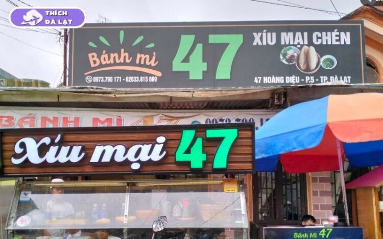 bánh mì xíu mại 47 hoàng diệu