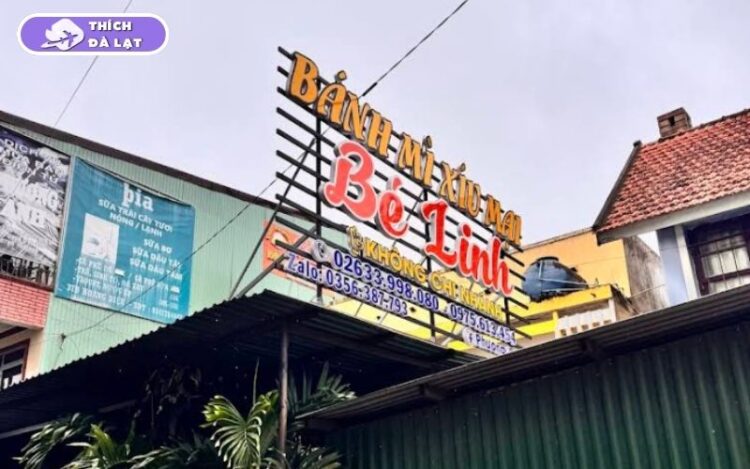 bánh mì xíu mại bé linh