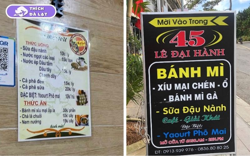 Quán Bánh mì xíu mại Chén 45 quán ăn nhanh ngon giá bình dân 7 bánh mì xíu mại chén 45