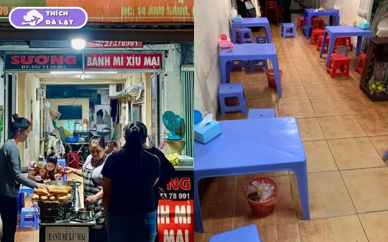 Quán Bánh mì xíu mại Cô Sương chén xíu mại béo thơm chất lượng 7 bánh mì xíu mại cô sương