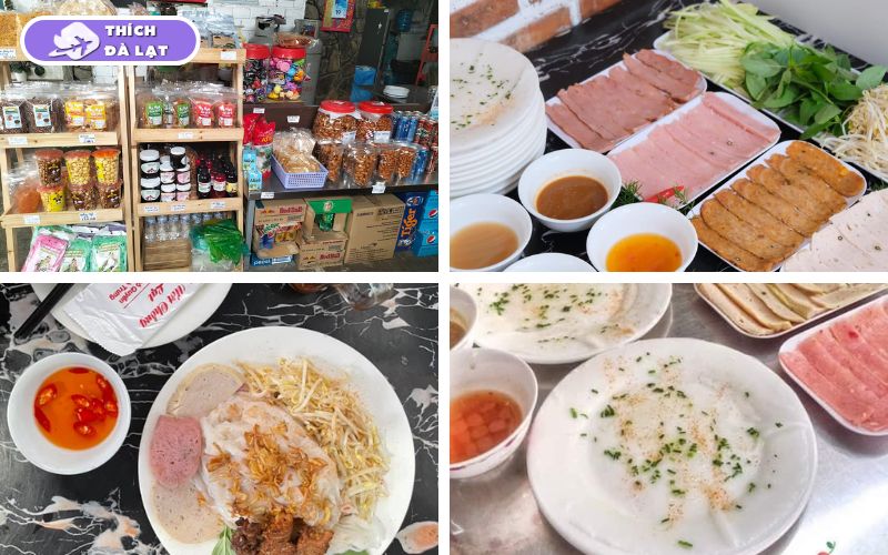 Quán Bánh ướt chồng Đà Lạt topping đa dạng đầy đặn giá bình dân 9 bánh ướt chồng đà lạt