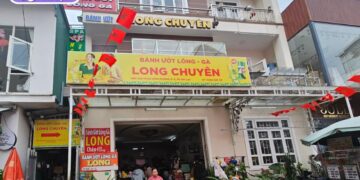 bánh ướt lòng gà long