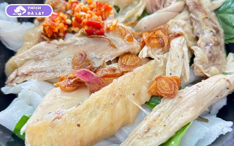 Quán Bánh ướt lòng gà Long quán ăn đông khách nhất Đà Lạt 11 bánh ướt lòng gà long