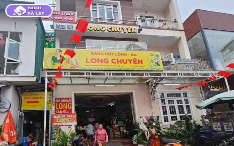 bánh ướt lòng gà long