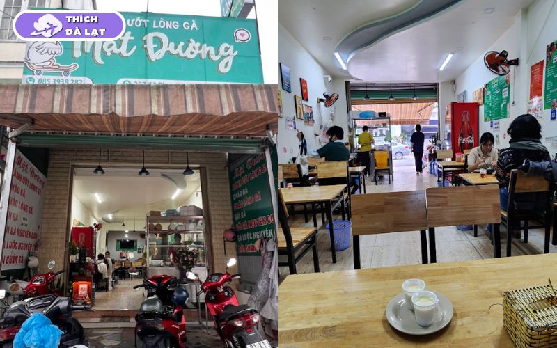 Quán bánh ướt lòng gà Mật Đường bánh ướt mịn gà thơm tròn vị 7 bánh ướt lòng gà mật đường