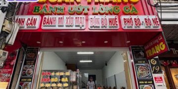 bánh ướt lòng gà trang
