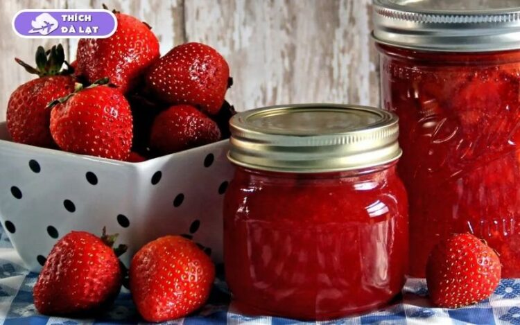 cách làm mứt dâu tây đà lạt