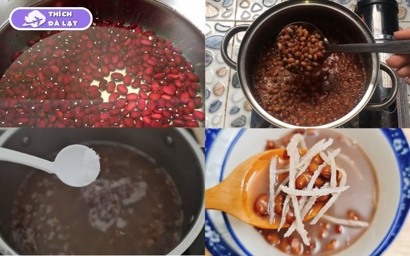 Cách nấu chè đậu đỏ tươi Đà Lạt ngọt thanh khó quên 9 cách nấu chè đậu đỏ tươi đà lạt
