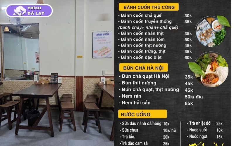 Top 8+ quán bánh cuốn Đà Lạt ngon nhất mà bạn không nên bỏ qua 17 bánh cuốn đà lạt